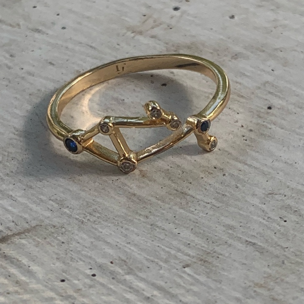 Libra Gold Ring